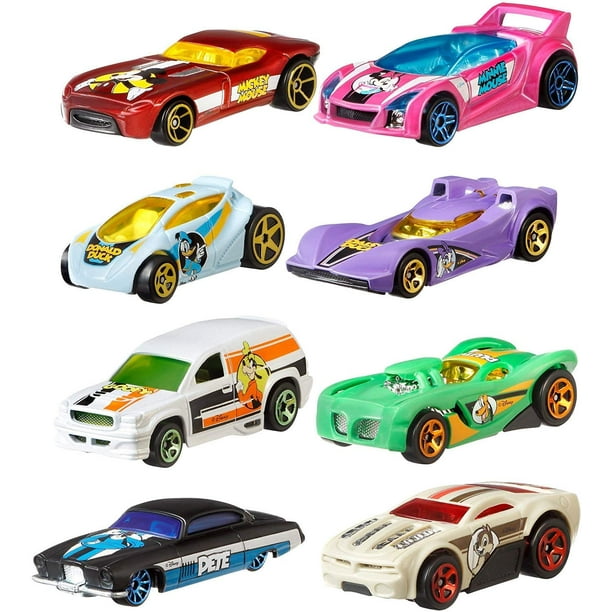 Juego De 8 Coches Hot Wheels 2019 Disney 90th Anniversary Juego De 8 Coches Hot Wheels 2019 Disney 90th Anniversary